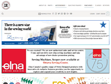 Tablet Screenshot of ottawasewing.com